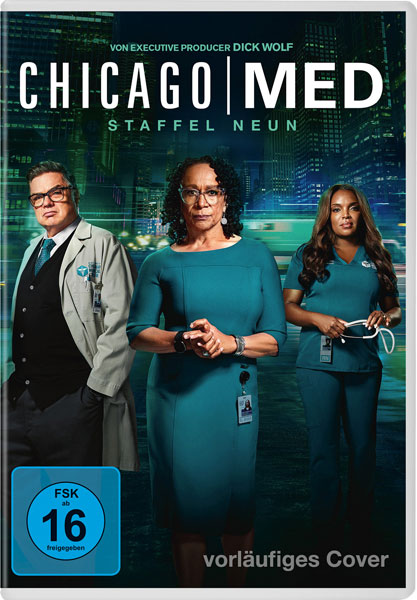 Chicago Med - Staffel #9 (DVD) 3Disc 
Die komplette neunte Staffel