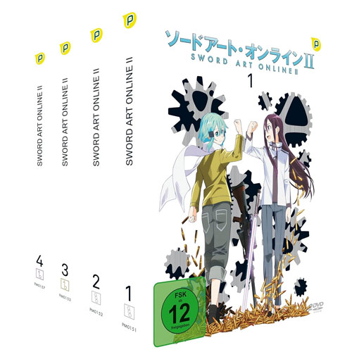 Sword Art Online II - 2. Staffel - GA (DVD) 
Gesamtausgabe, Bundle, Ep. 01-24