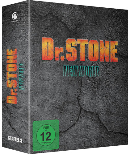Dr. Stone - Staffel #3 - Part 1 (DVD) -SS- 
mit Sammelschuber, 2 Disc Ep. 01-11