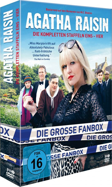 Agatha Raisin - Die große Fanbox (DVD) 
Staffeln 1-4