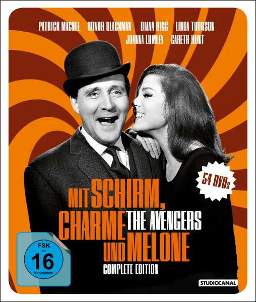 Mit Schirm, Charme und Melone - Kompl. Box (DVD) 
Complete Edition (2024), 54 DVDs  s/w