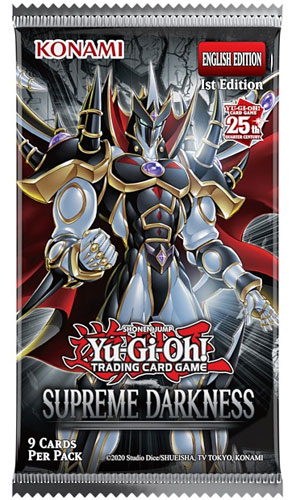 Yu Gi Oh!Booster-D-Supreme Darkness 3-er Booster