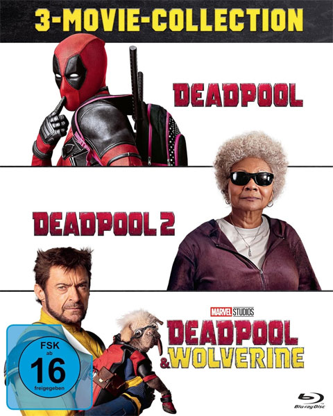 Deadpool  3er Movie-Collection (BR) 
Min: 355/DD5.1/WS