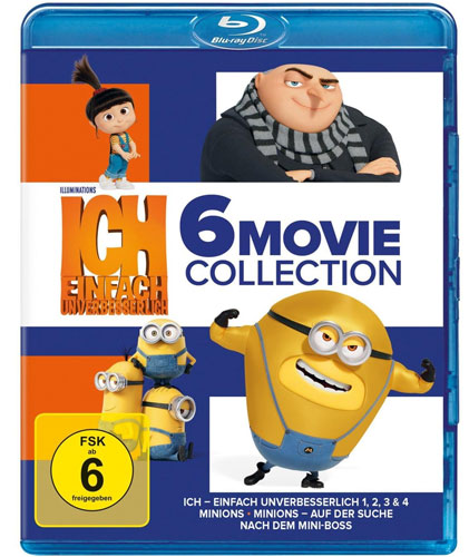 Ich - Einfach unverbesserlich & Minions 6er (BR) 
6-Movie Collection