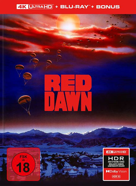 Red Dawn -  Die rote Flut (UHD+BR) LCE -MB- 
3-Disc Limited Collectors Edition im Mediabook