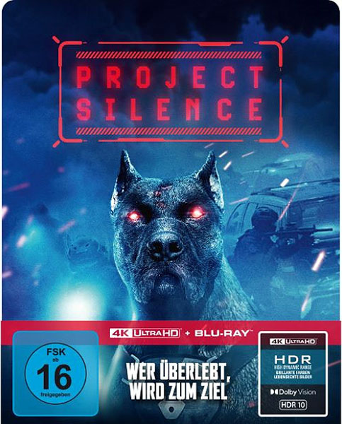 Project Silence (UHD+BR) LE -SB- 
2-Disc Limited Edition im Steelbook