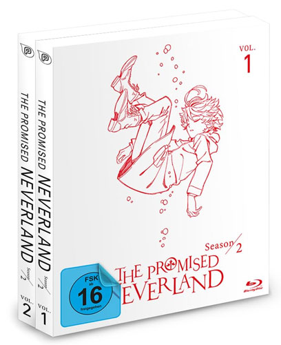 Promised Neverland, The - Staffel 2 GA (BR) 
Gesamtausgabe Bundle Vol 01-02, 2Disc