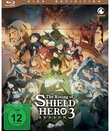 Rising of the Shield Hero - Staffel 3.1 (BR) LE SS
 Limited Edition mit Sammelschuber, Ep. 01-06