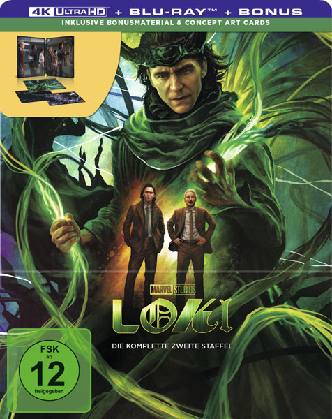 LOKI - Staffel #2 (UHD+BR) LE -SB- 4K  
Limited Steelbook