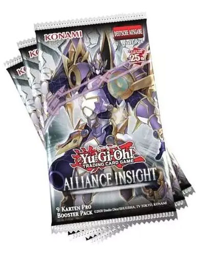 Yu Gi Oh!Booster-D-Alliance Insightr 3-er Booster