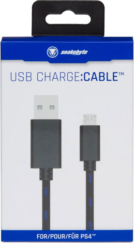 PS4 USB Charge:Cable (Meshcable 3m) Snakebyte