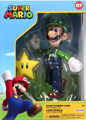 Merc Figur Super Mario Luigi Stern 10cm