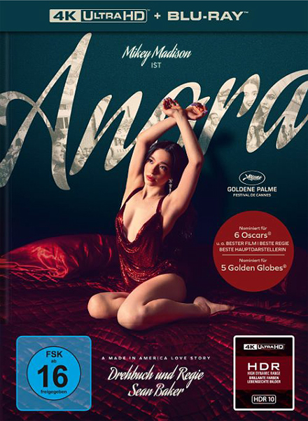 Anora (BR+UHD) LE -MB- 4K 
2-Disc Limited Edition im Mediabook