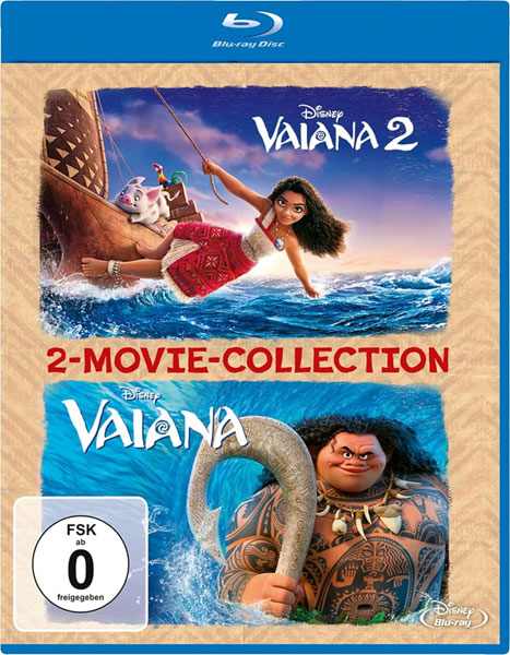Vaiana 1 & 2 (BR) 2er Movie Col. 
Min: 207/DD5.1/WS 2Disc