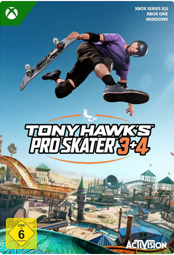 Tony Hawks Pro Skater 3+4  XBSX  PIN
 Digital for PC, XBox One/X/S