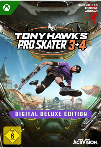 Tony Hawks Pro Skater 3+4  XBSX  PIN  Deluxe Ed.
 Digital for PC, XBox One/X/S