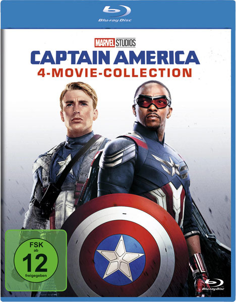 Captain America  4-Movie-Collection (BR) 
Min: 525/DD5.1/WS 4Disc
