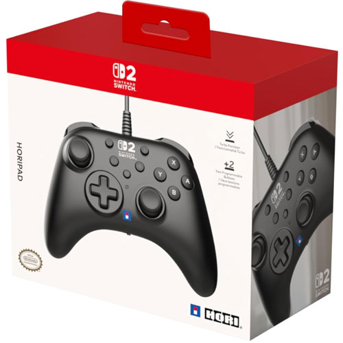 NSW2 Controller wired HORIPAD Turbo  schwarz
 HORI  offiziell lizenziert