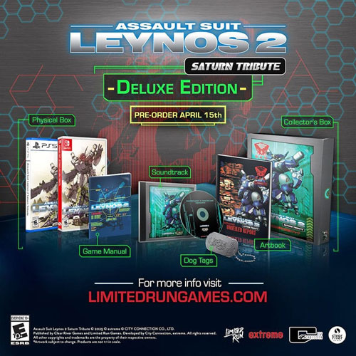 Assault Suit Leynos 2 Saturn Tribute  Switch  DLX