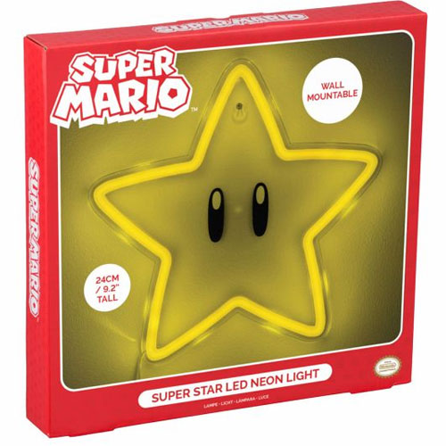 Merc LEUCHTE Super Mario Stern LED Neon Wand
