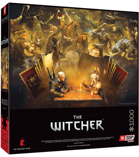Merc  Puzzle Witcher Playing Gwent NEU
 1000 Teile