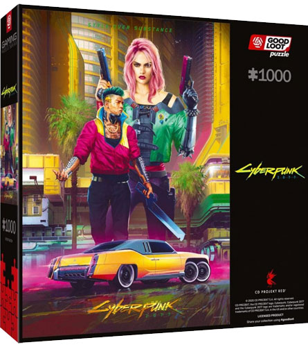 Merc  Puzzle Cyberpunk 2077 Kitsch Style
 1000 Teile