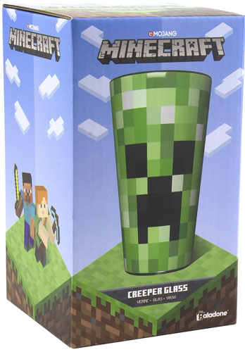Merc Minecraft Creeper Glas