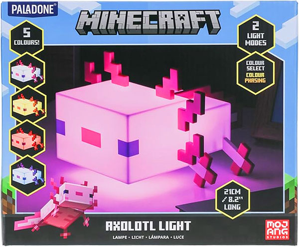 Merc Minecraft Axolotl Leuchte