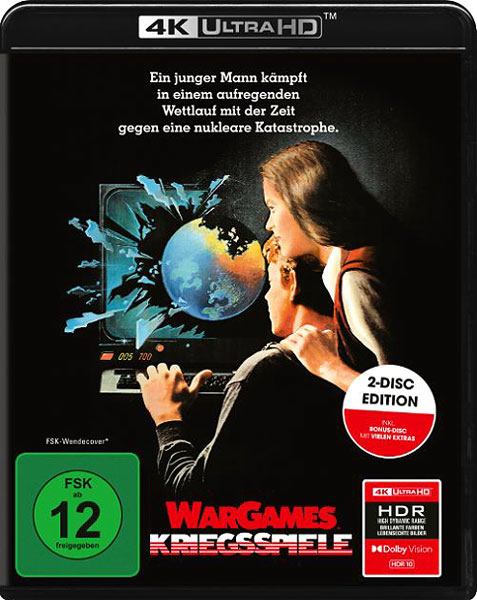 WarGames - Kriegsspiele (UHD) 4K 
Min: 113/DD5.1/WS