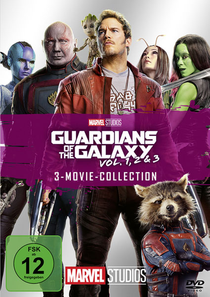 Guardians of the Galaxy 3er-Movie-Col. (DVD) 
Min: 390/DD5.1/WS 3Disc