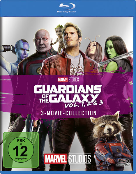 Guardians of the Galaxy 3er-Movie-Col. (BR) 
Min: 406/DD5.1/WS 3Disc