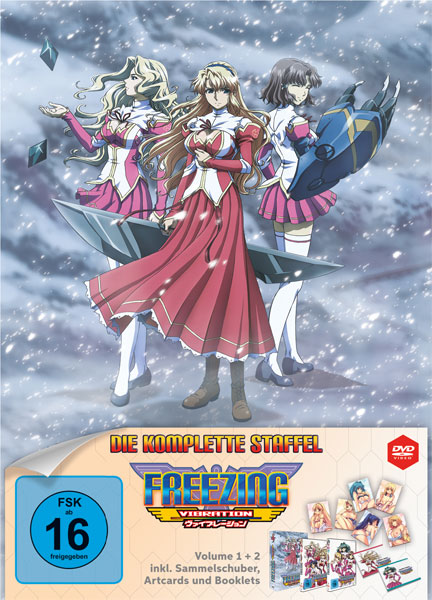 Freezing Vibration - Vol. 1&2 (DVD) LTD mit -SS- 
Die komplette Staffel 1, Vol. 1+2 mit Artcards & Booklet