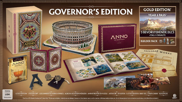 Anno  117: Pax Romana  PS-5 Governors Ed.
 stark limitiert