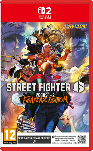 Street Fighter 6  NSW2  Fighters Edition IT SSK
 Software-Schlüssel-Karte