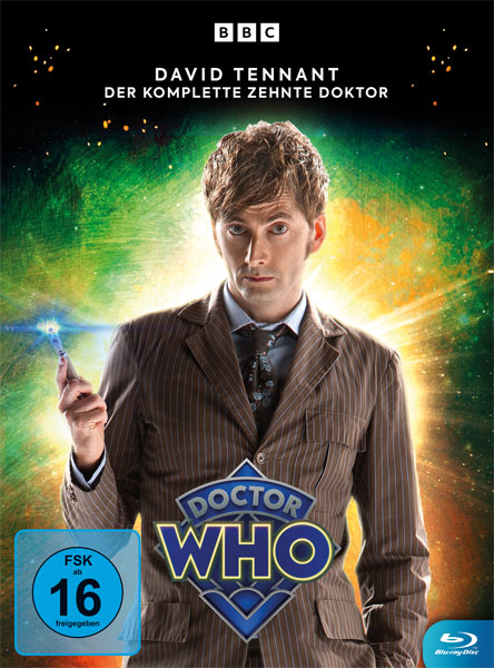 Doctor Who - 10te Doktor Staffel 2-4 (BR) 19Disc 
David Tennant, Komplette 10.Doktor plus Specials