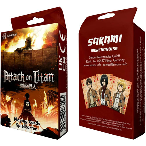 Merc Spielkarten - Attack on Titan
 52 Spielkarten