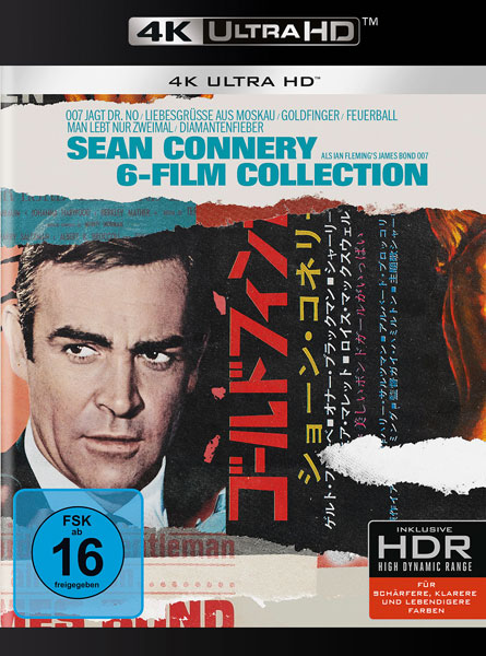 Bond 007 -  Sean Connery Collection (UHD) 4K 
6Disc