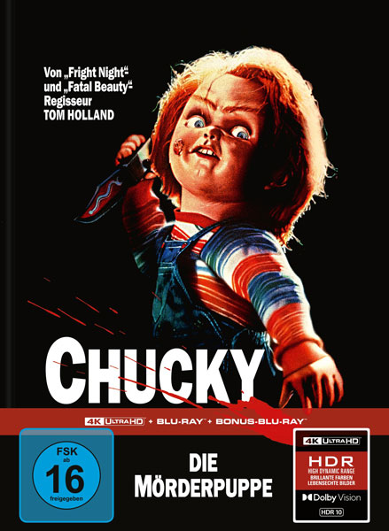 Chucky - Die Mörderpuppe (UHD+BR) LE -MB- 
Limitiertes Mediabook, 4K