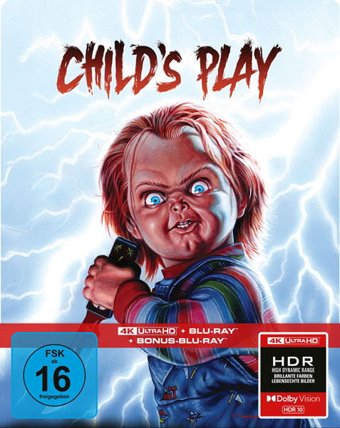Chucky - Die Mörderpuppe (UHD+BR) LE -SB- 
Limitiertes Steelbook, 4K