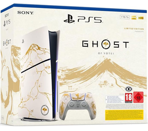 Sony PS5 Konsole SLIM   Ghost of Yotei  LIMITED
 inkl. Fullgame DLC