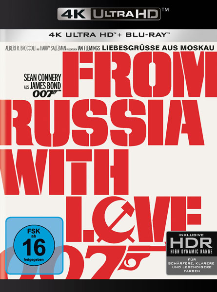 Bond 007 - Liebesgrüße aus Moskau (UHD+BR) 4K 
2Disc