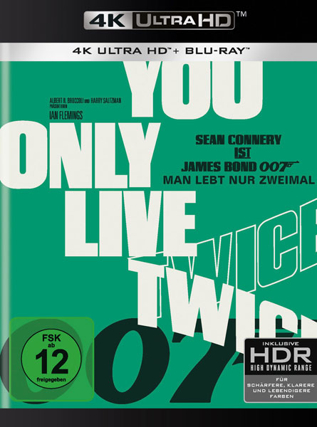 Bond 007 - Man lebt nur zweimal (UHD+BR) 4K 
2Disc