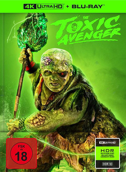 Toxic Avenger (UHD+BR) LE -MB- 4K 
Limitiertes Mediabook, 2Disc