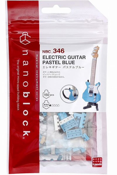 Nanoblock  E-Gitarre blau - 150 Teile