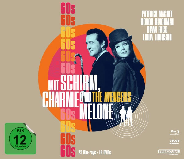 Mit Schirm, Charme und Melone - Die 60er (BR+DVD) 
Die 60er Jahre (23 Blu-rays+16 DVDs)