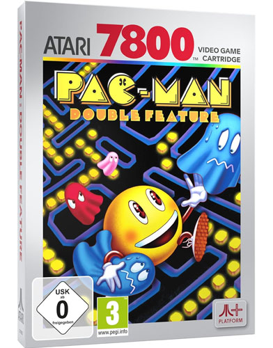 Atari Pac-Man Double Feature  ATARI7800+
 kompatibel mit ATARI 2600+, 7800+ und 7800