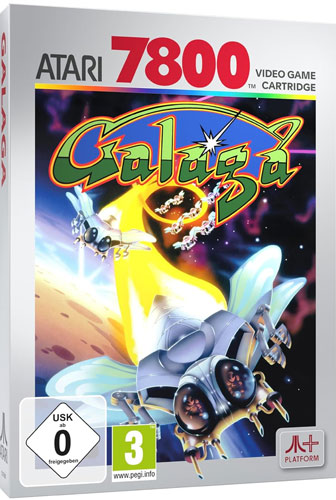 Atari Galaga  ATARI7800+
 kompatibel mit ATARI 2600+, 7800+ und 7800