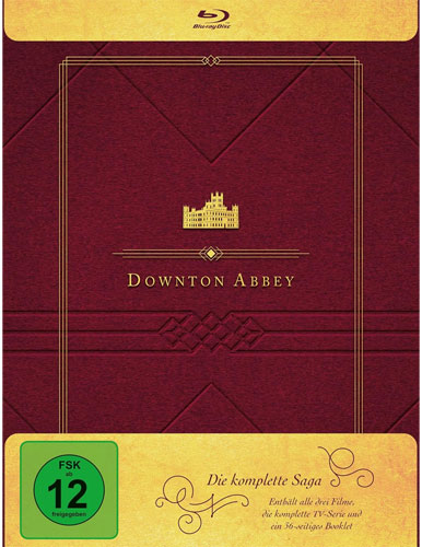 Downton Abbey -  Die kompl. Saga (BR) 24Disc 
TV-Serie + 3 Kinofilme