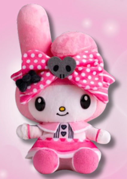 Merc Plüschtier My Melody - Pink Black Party 35 
My Melody - Pink Black Party Anniversary Edition 35cm