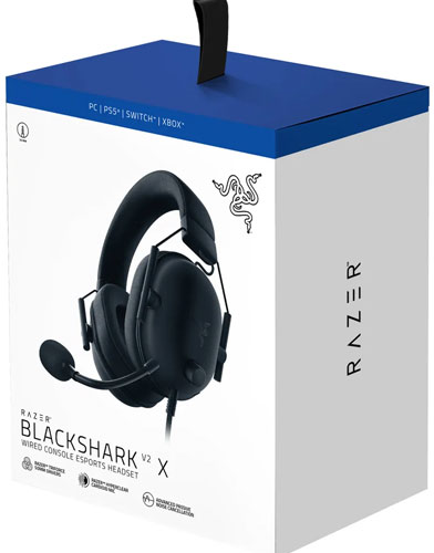 Multi Headset Razer Blackshark V2 X  3,5mm  Black
 PS4/PS5/Switch/PC